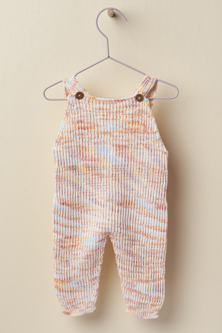Wedoble "Channing" Multicoloured Knitted Dungarees | Millie and John