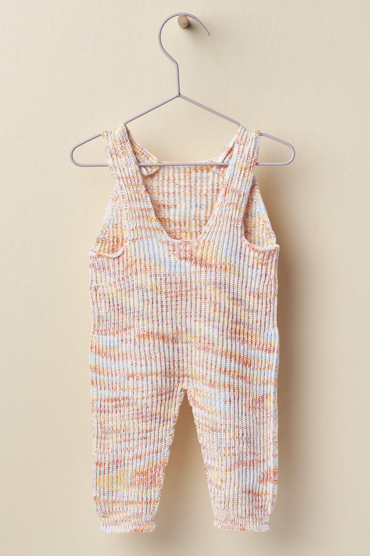 Wedoble "Channing" Multicoloured Knitted Dungarees | Millie and John