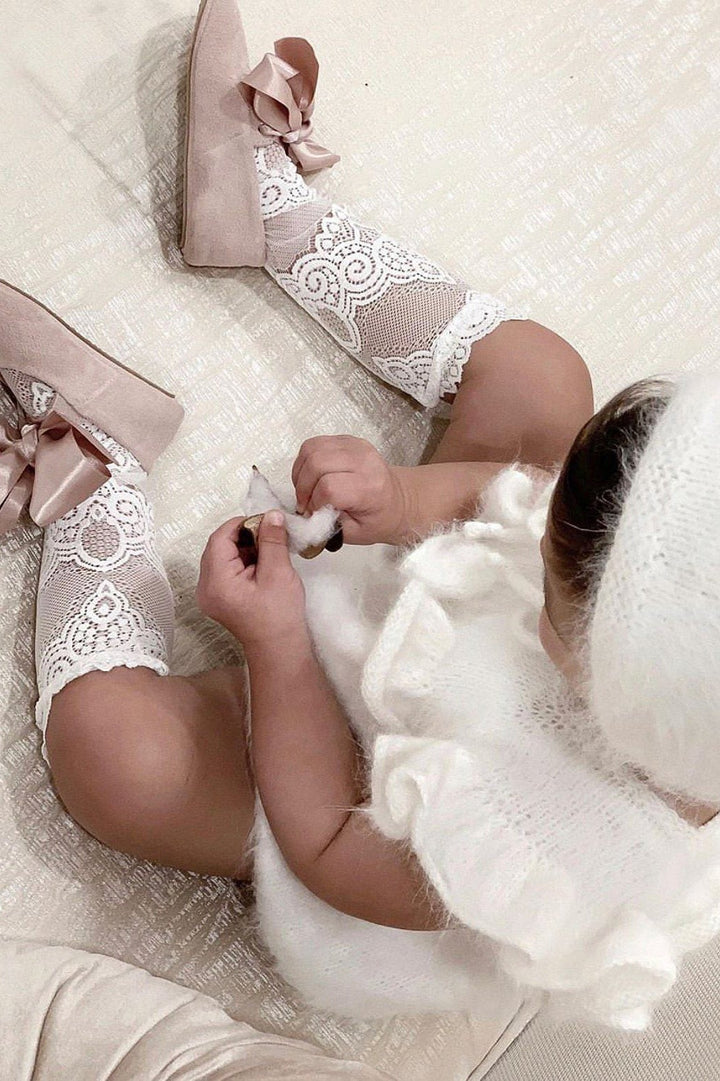 Petit Maison "Alice" Lace Socks | Millie and John