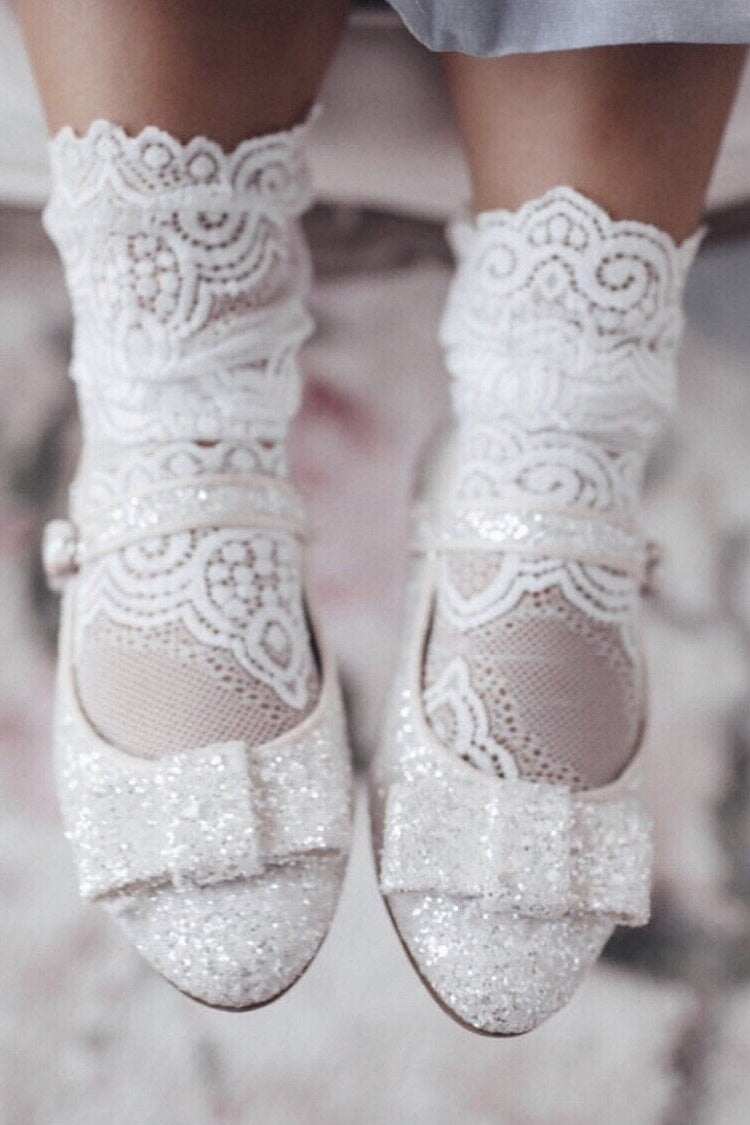 Petit Maison "Alice" Lace Socks | Millie and John