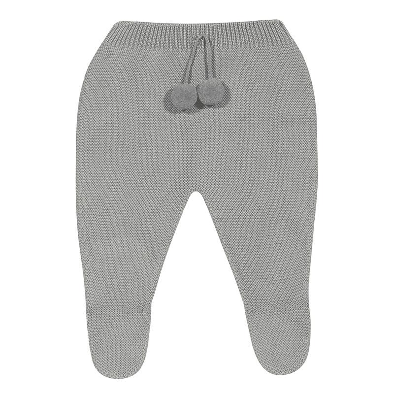 Condor Aluminium Grey Knitted Pom Pom Leggings | Millie and John