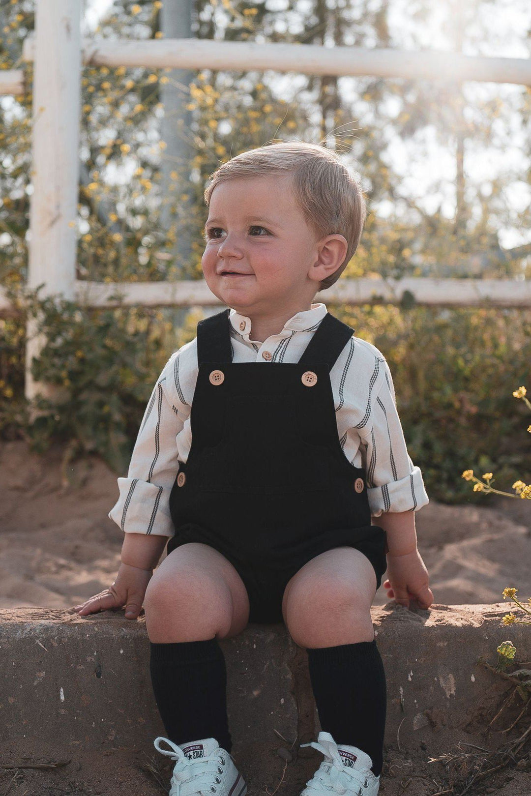 Cocote "Andrés" Brushed Cotton Dungarees | Millie and John