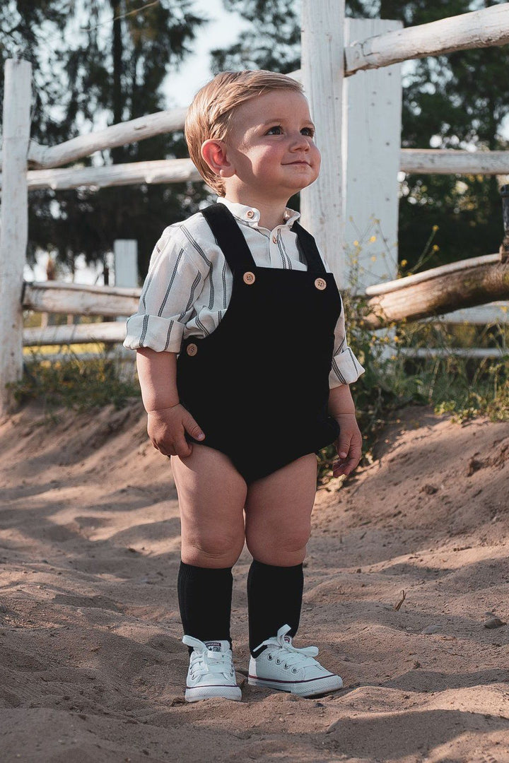 Cocote "Andrés" Brushed Cotton Dungarees | Millie and John
