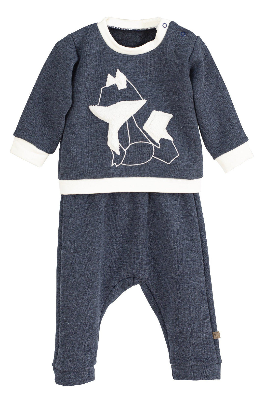 Calamaro "Axel" Petrol Blue Sherpa Fox Tracksuit | Millie and John