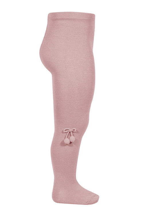 Condor Dusky Pink Pom Pom Tights | Millie and John