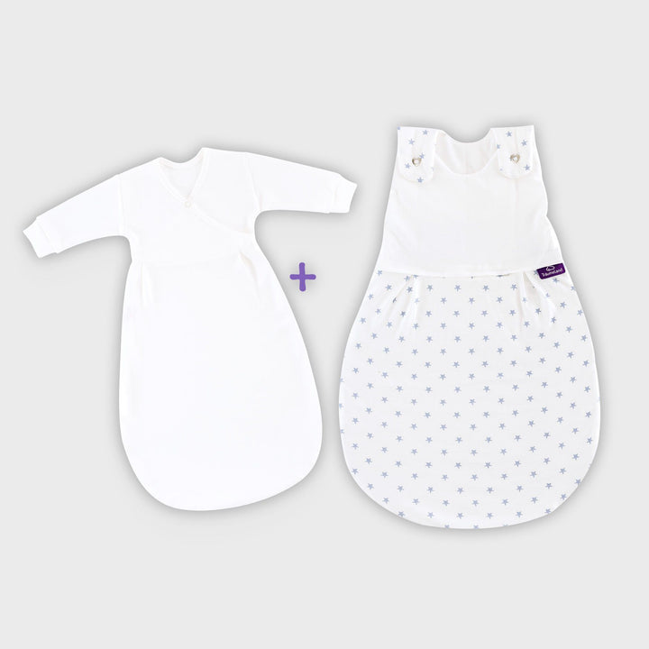Träumeland Blue Stars Sleeping Bag Set | Millie and John