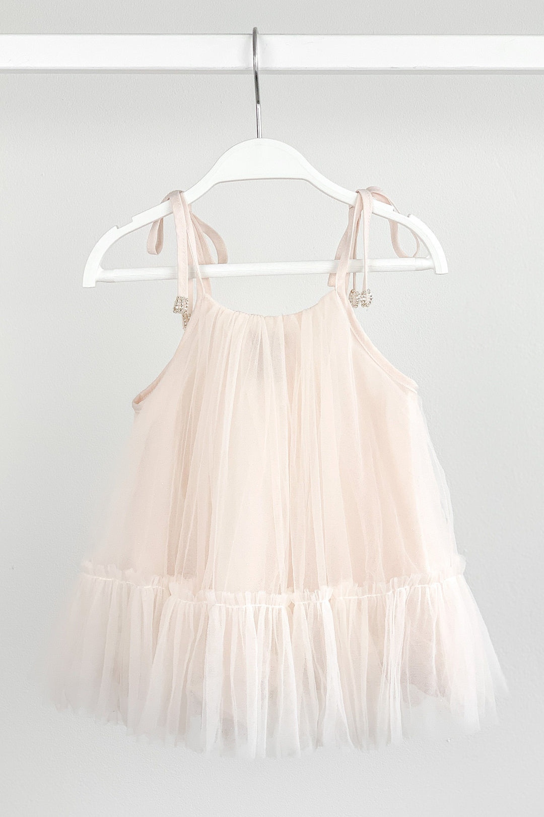 Luna Luna "Calia" Pink Beaded Tulle Dress | Millie and John