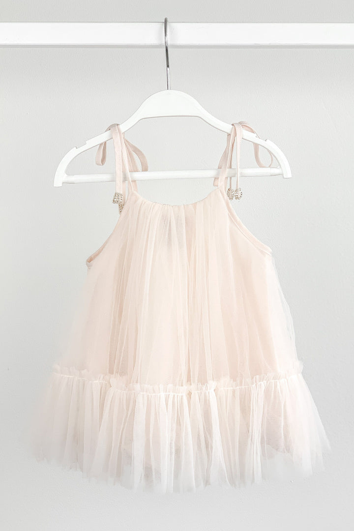 Luna Luna "Calia" Pink Beaded Tulle Dress | Millie and John