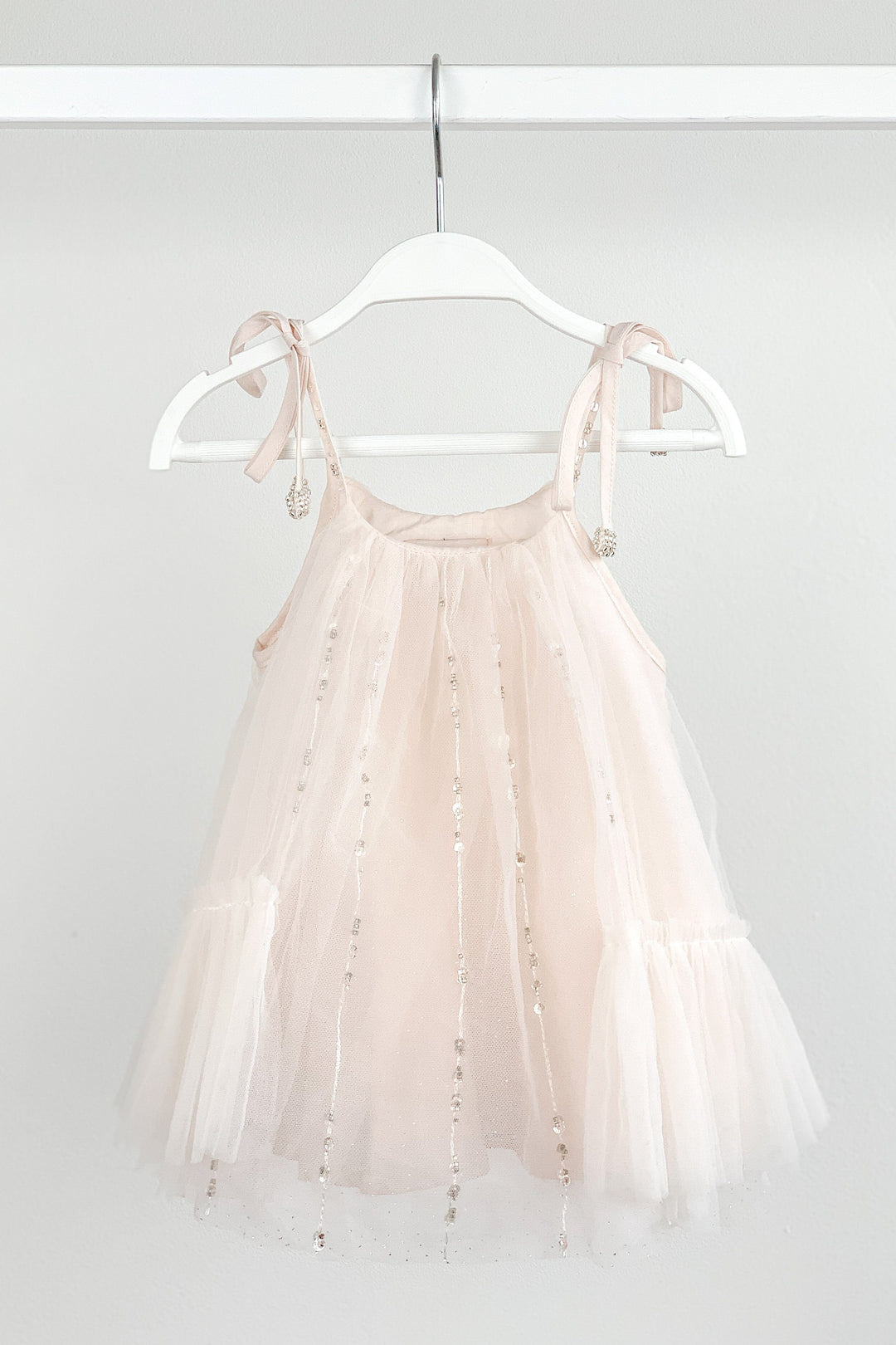 Luna Luna "Calia" Pink Beaded Tulle Dress | Millie and John