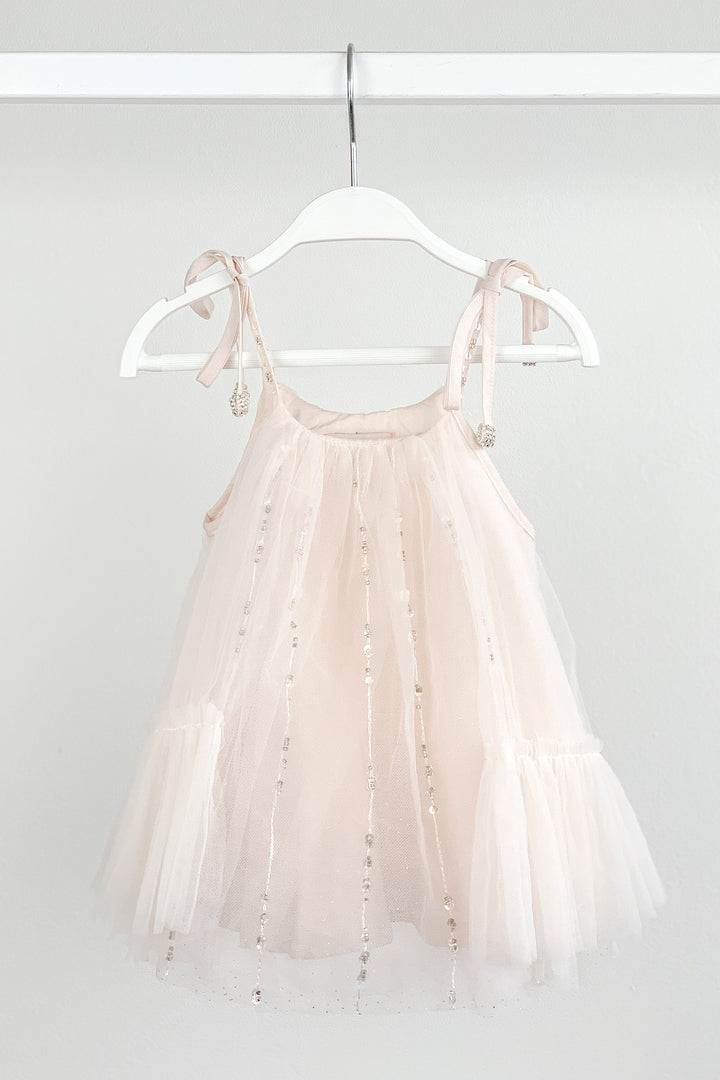 Luna Luna "Calia" Pink Beaded Tulle Dress | Millie and John
