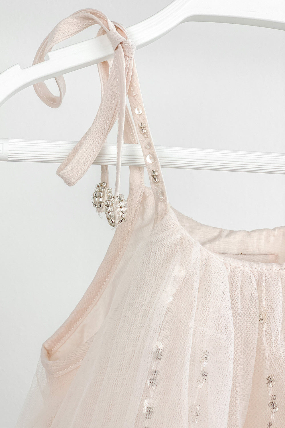 Luna Luna "Calia" Pink Beaded Tulle Dress | Millie and John