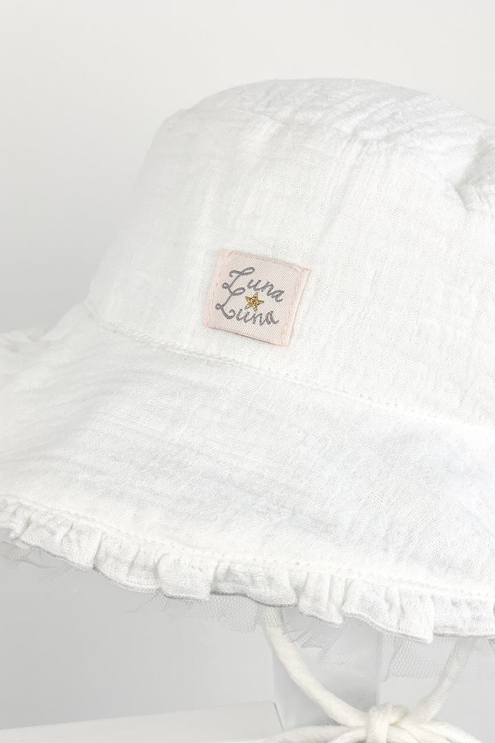 Luna Luna "Cleo" Cheesecloth Tulle Sun Hat | Millie and John