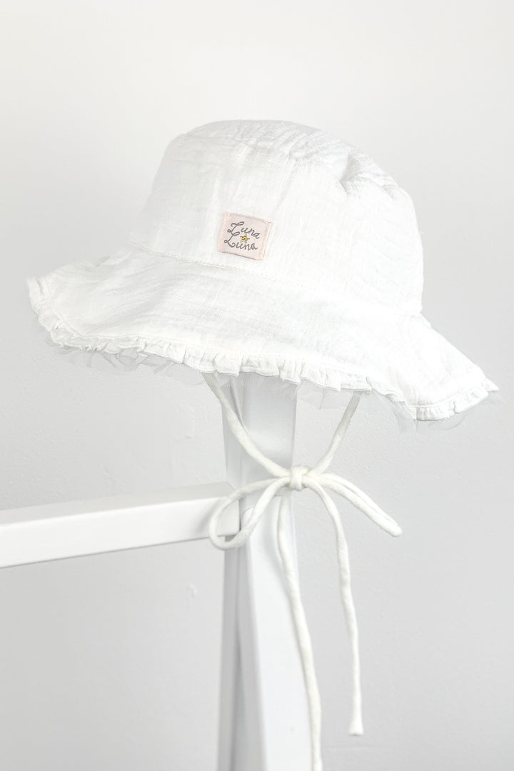 Luna Luna "Cleo" Cheesecloth Tulle Sun Hat | Millie and John