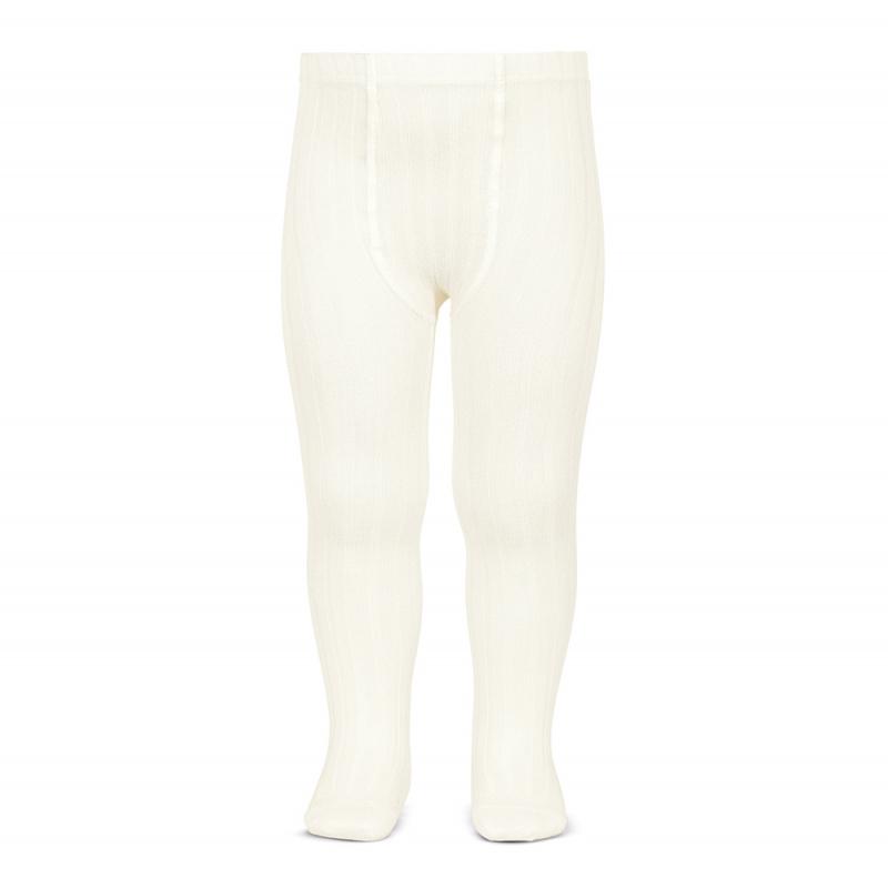 Condor Cream Ribbed Tights | Millie and John