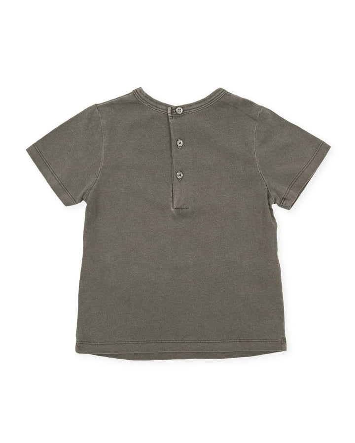 Tutto Piccolo "Cruz" Grey Slogan Tee & Shorts | Millie and John