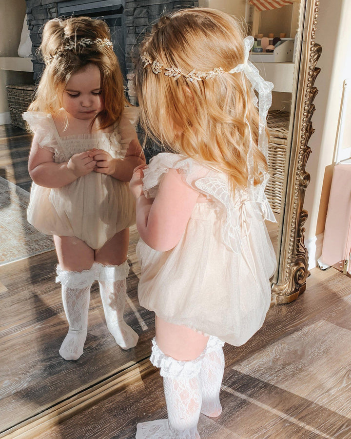 Luna Luna "Edie" Stone Fairy Wing Romper | Millie and John