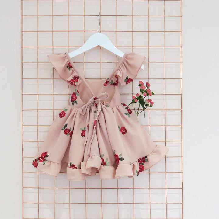 Wish + Wonder "Eliana" Embroidered Floral Dress | Millie and John