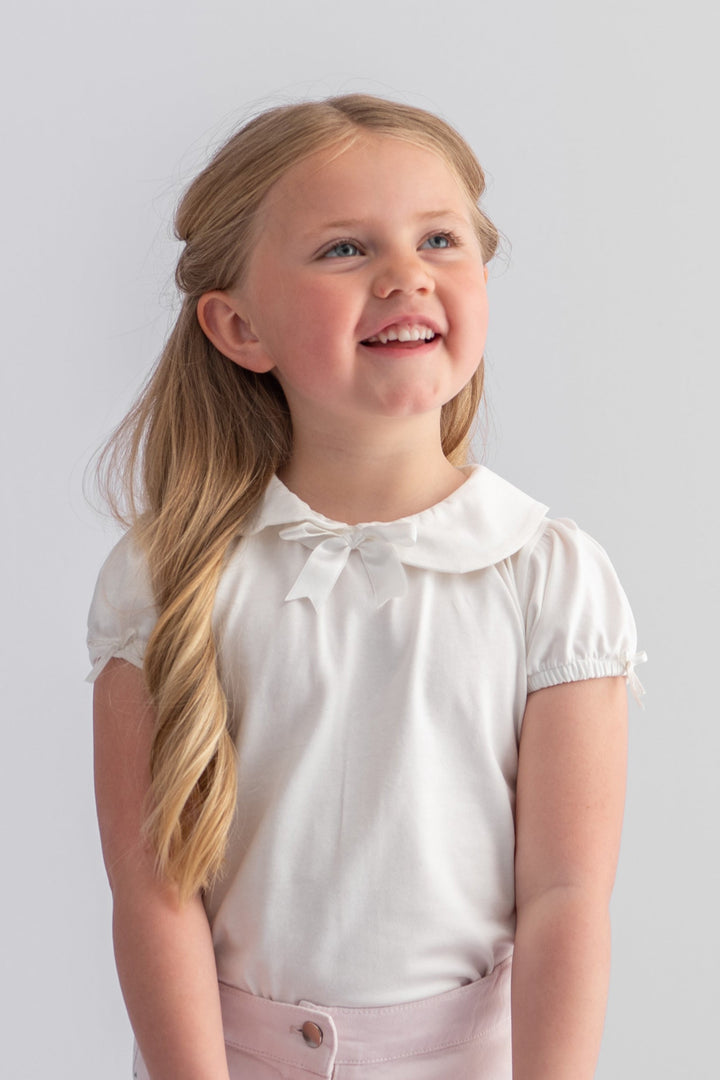 Caramelo Kids "Elise" Ivory T-Shirt | Millie and John