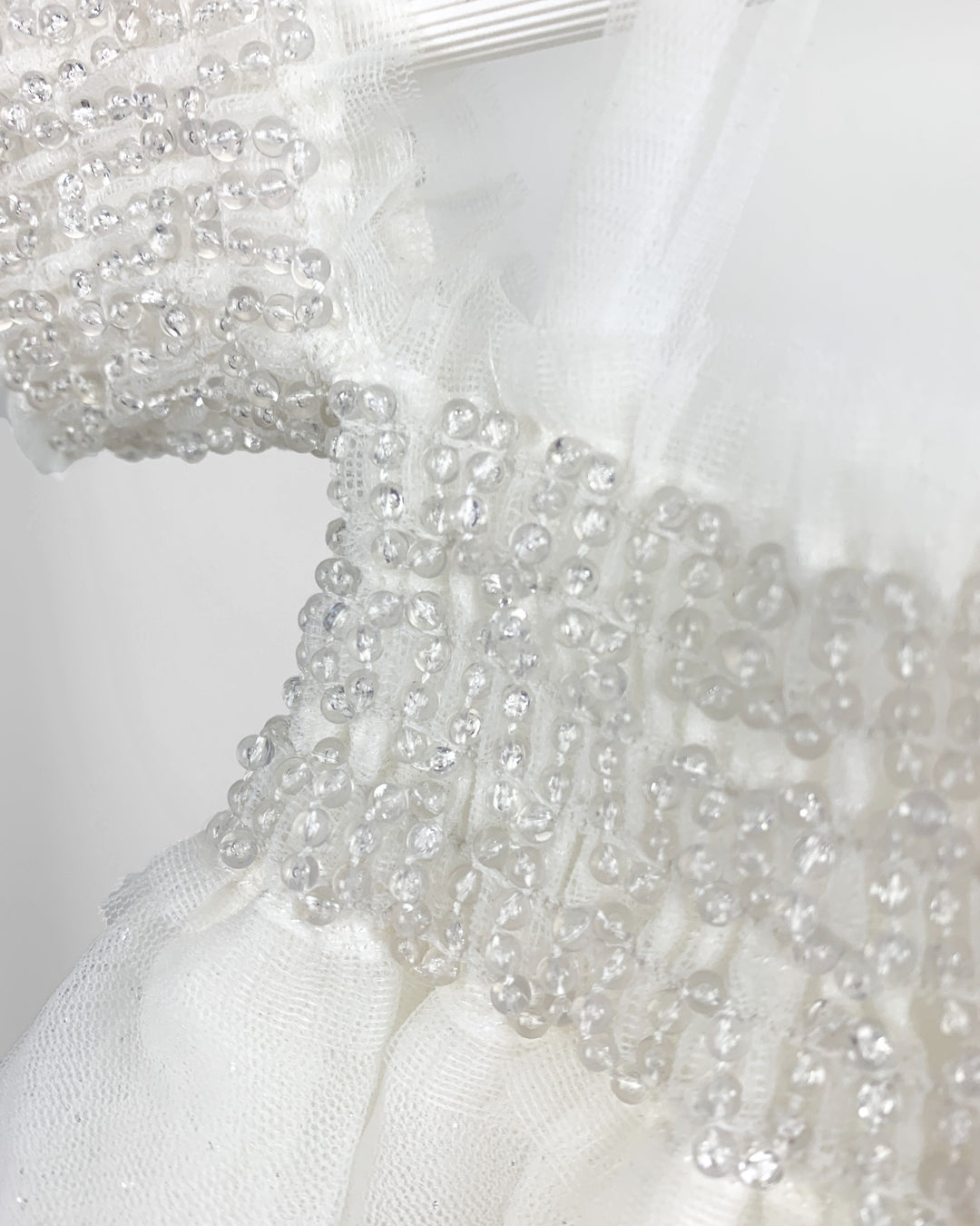 Luna Luna "Elise" White Beaded Sparkle Tulle Dress | Millie and John