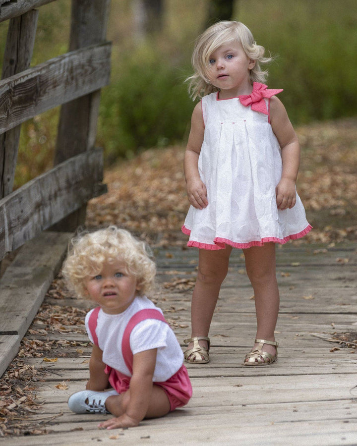 José Varón "Elizabhet" Fuchsia Dress & Bloomers | Millie and John