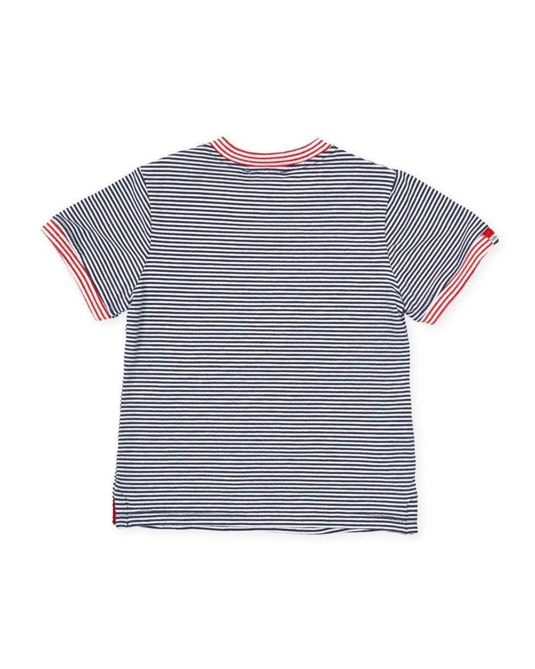 Tutto Piccolo "Elliott" Navy Striped T-Shirt & Shorts | Millie and John