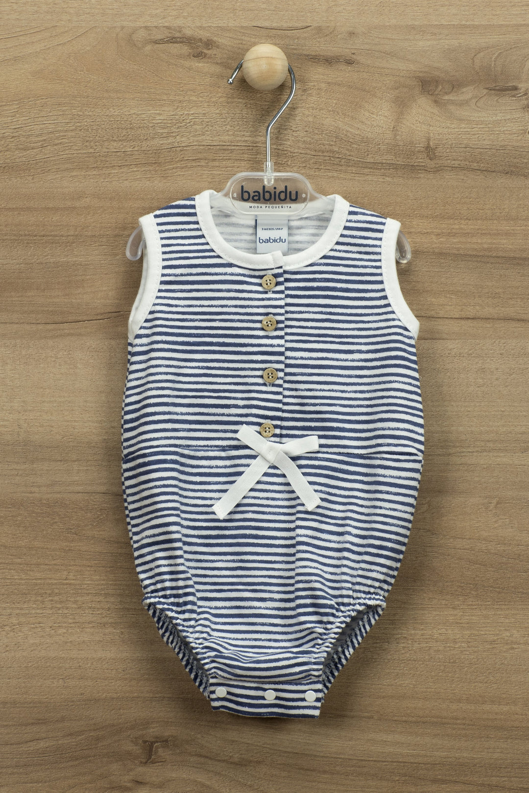 Babidu "Eloise" Navy Striped Shortie | Millie and John