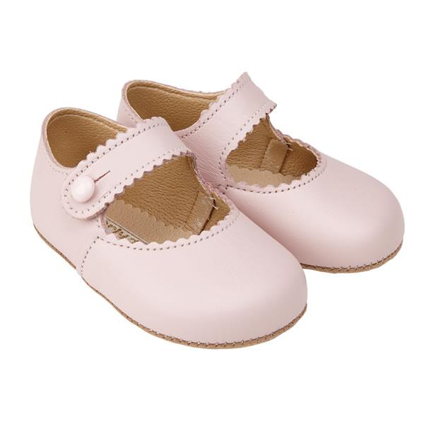 Early Days "Emma" Pink Leather Shoes | Millie and John