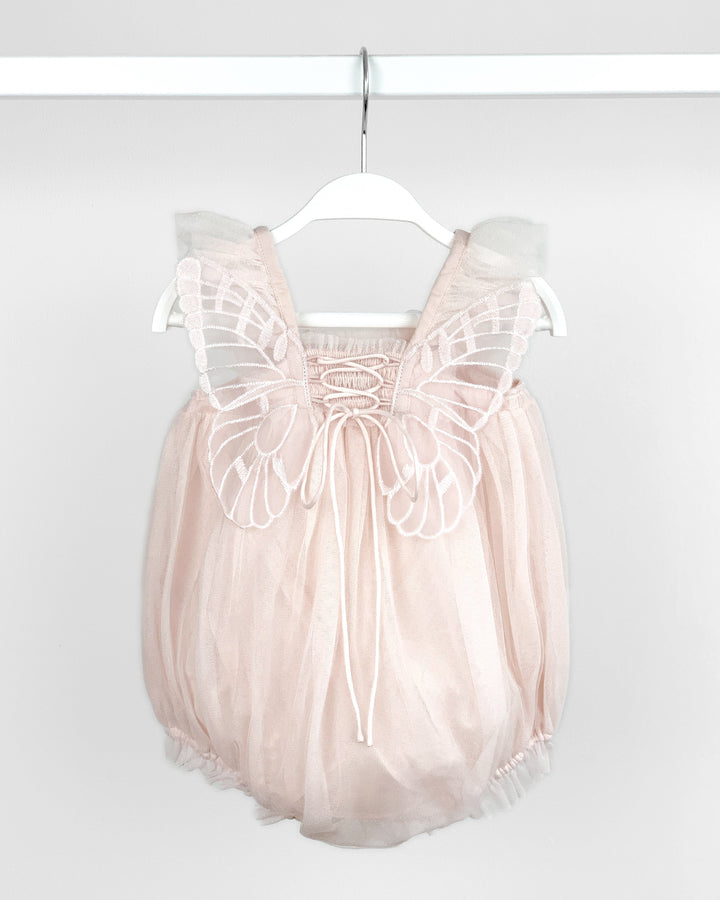 Luna Luna "Esmae" Pink Fairy Wing Romper | Millie and John