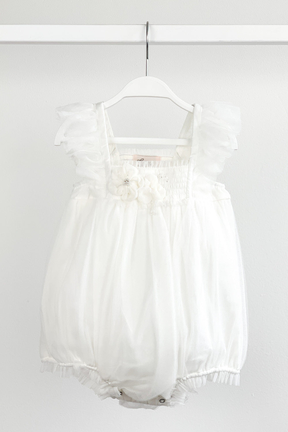 Luna Luna "Evelina" White Fairy Wing Romper | Millie and John