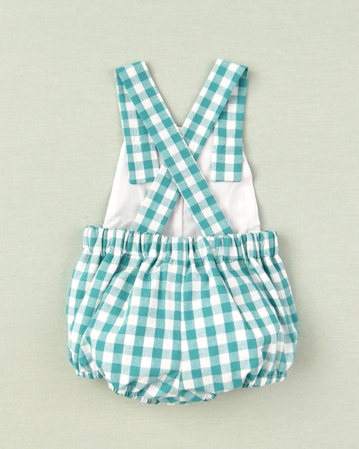 Cocote "Kojo" Gingham Dungarees | Millie and John