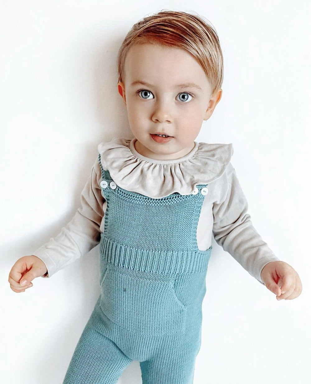 Wedoble "Leo" Knitted Dungarees | Millie and John
