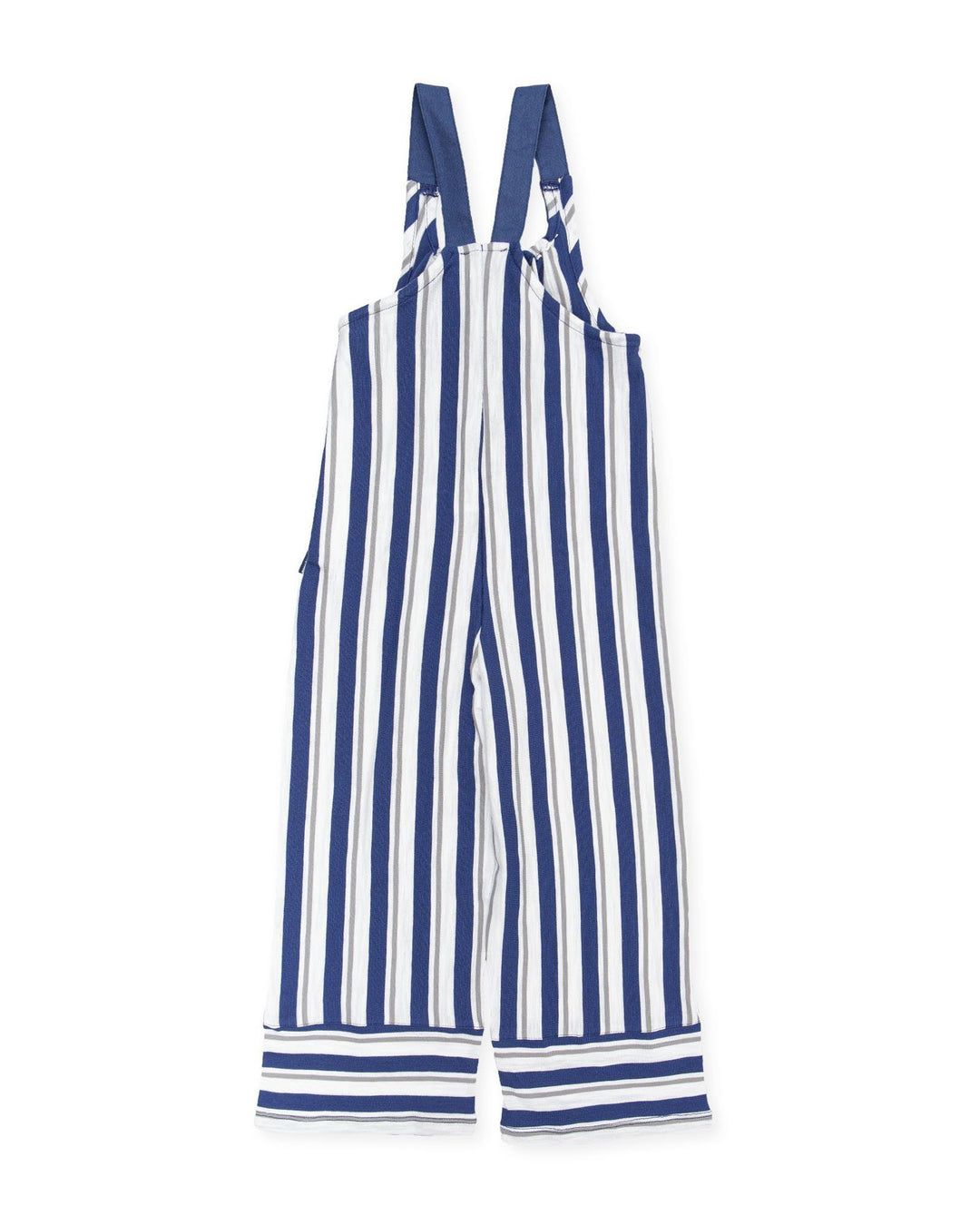 Tutto Piccolo "Lovina" Blue Striped Jumpsuit | Millie and John