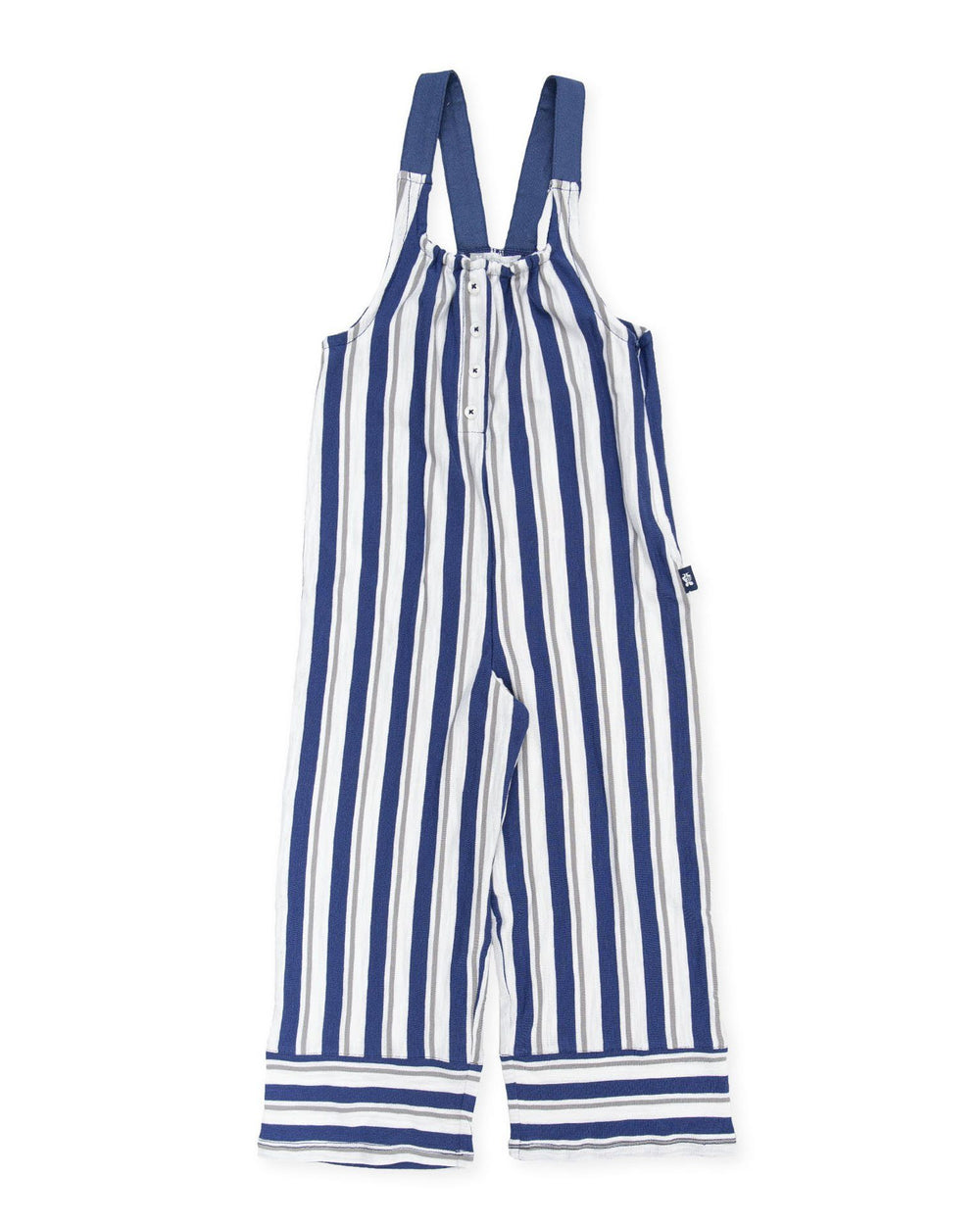 Tutto Piccolo "Lovina" Blue Striped Jumpsuit | Millie and John