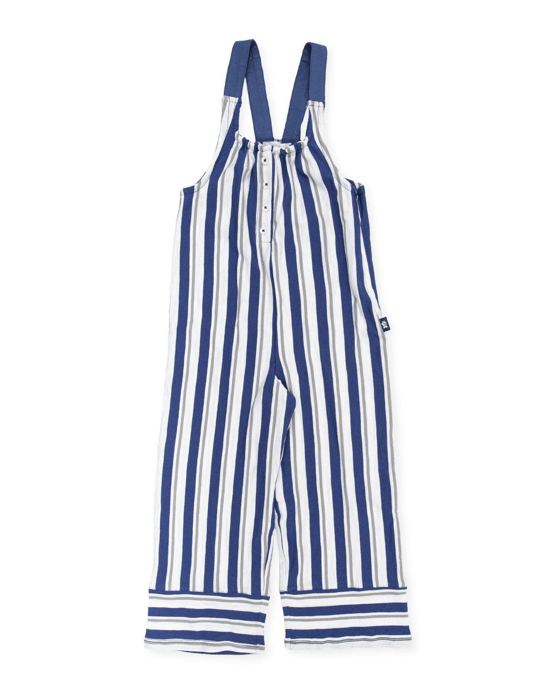 Tutto Piccolo "Lovina" Blue Striped Jumpsuit | Millie and John