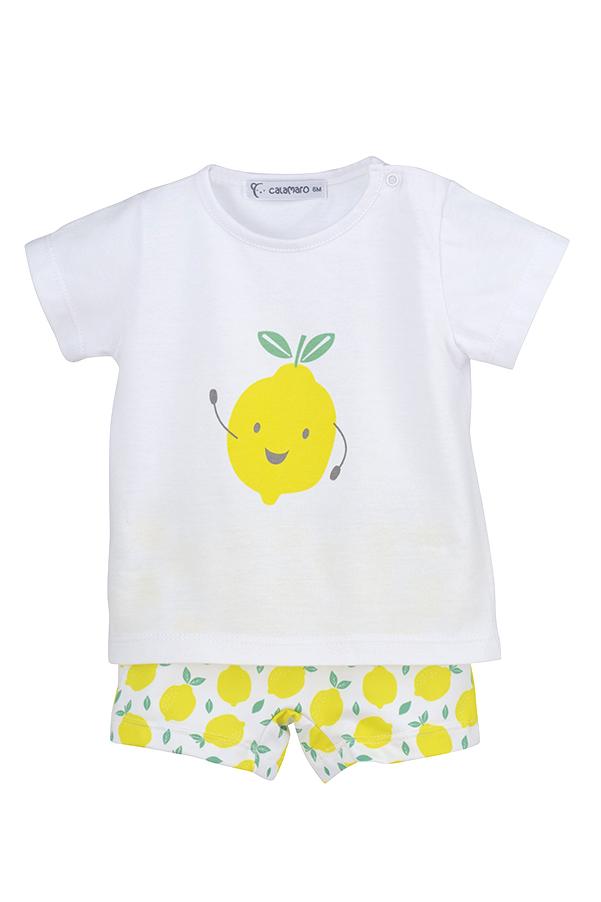 Calamaro "Lucca" Lemon Swimwear | Millie and John
