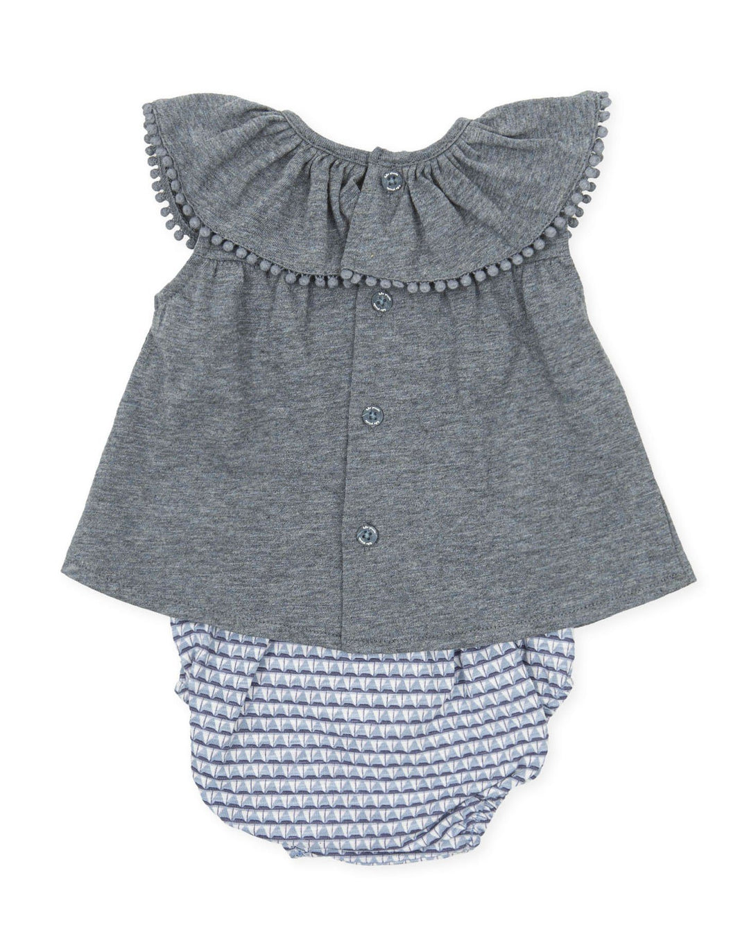 Tutto Piccolo "Maggie" Sailboat Print Bloomers & Blouse | Millie and John