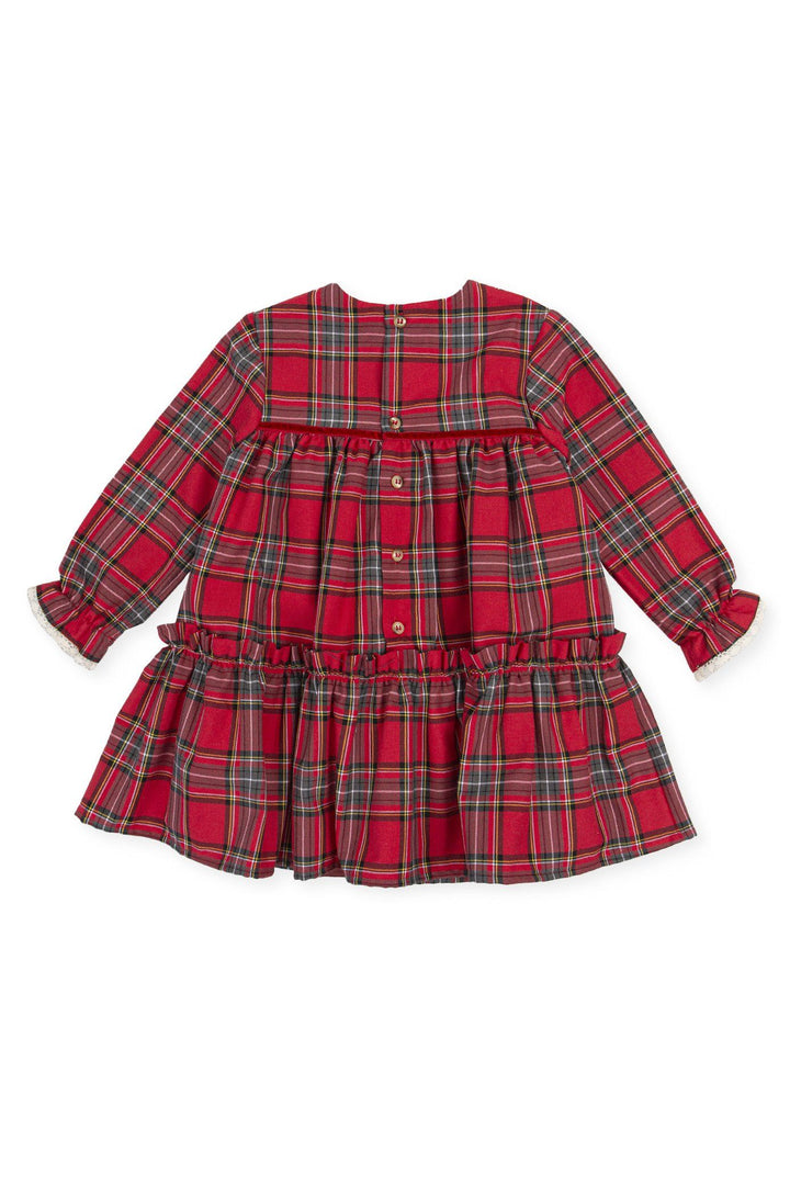 Tutto Piccolo "Makayla" Red Tartan Dress | Millie and John
