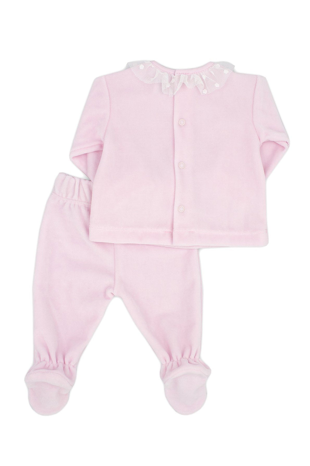 Rapife "Martha" Pink Velour Top & Leggings | Millie and John