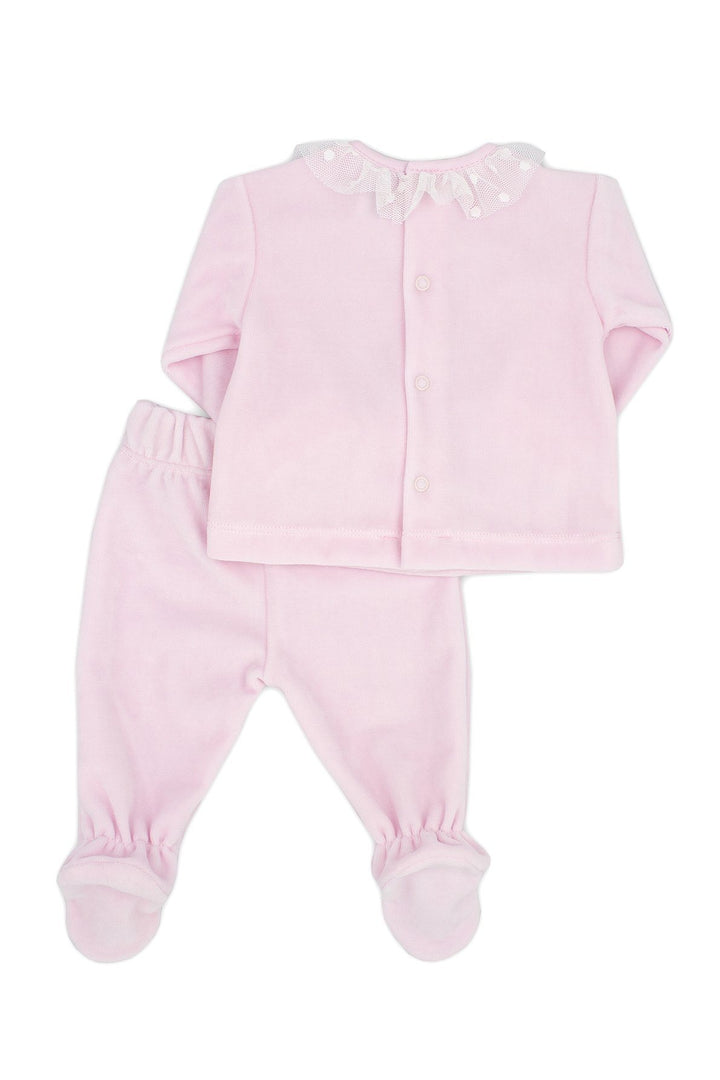 Rapife "Martha" Pink Velour Top & Leggings | Millie and John