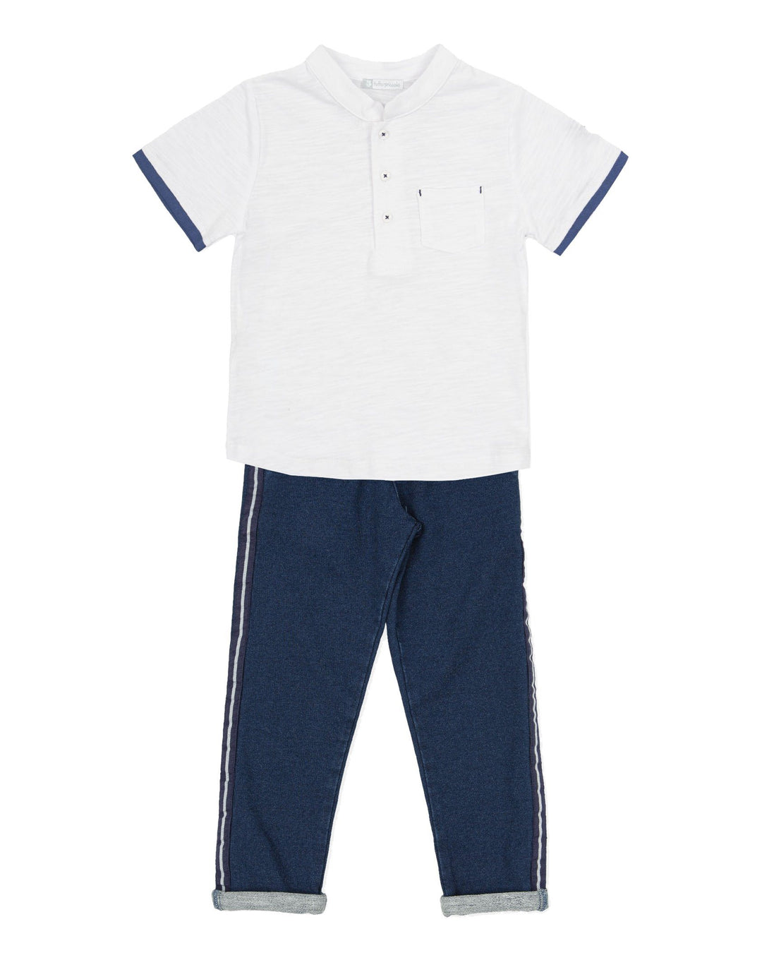 Tutto Piccolo "Matthew" T-Shirt & Denim Joggers | Millie and John