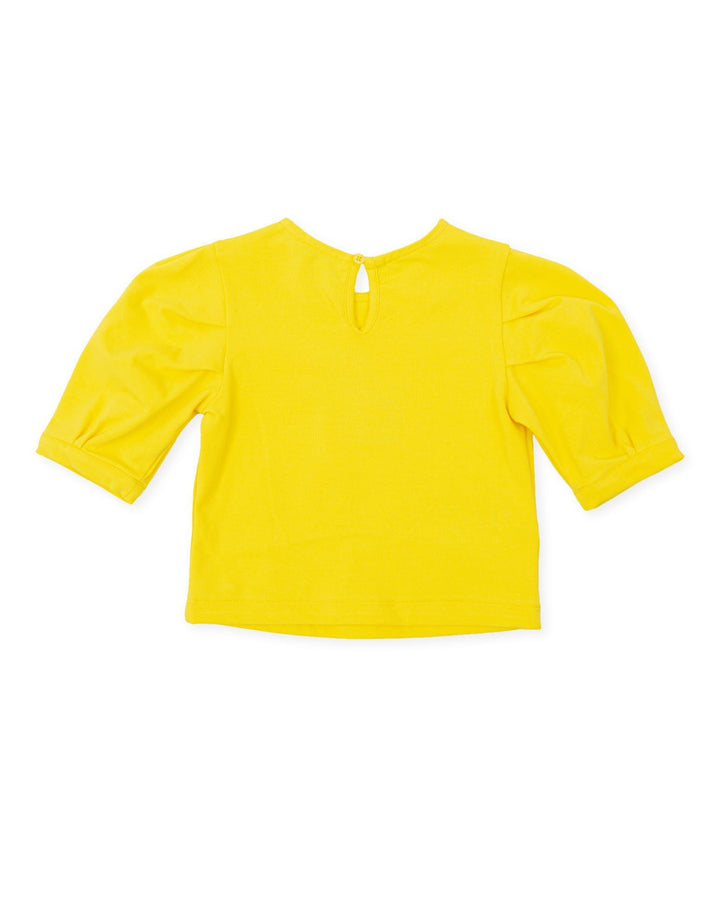 Tutto Piccolo "Milan" Yellow Dalmatian Top & Skirt | Millie and John