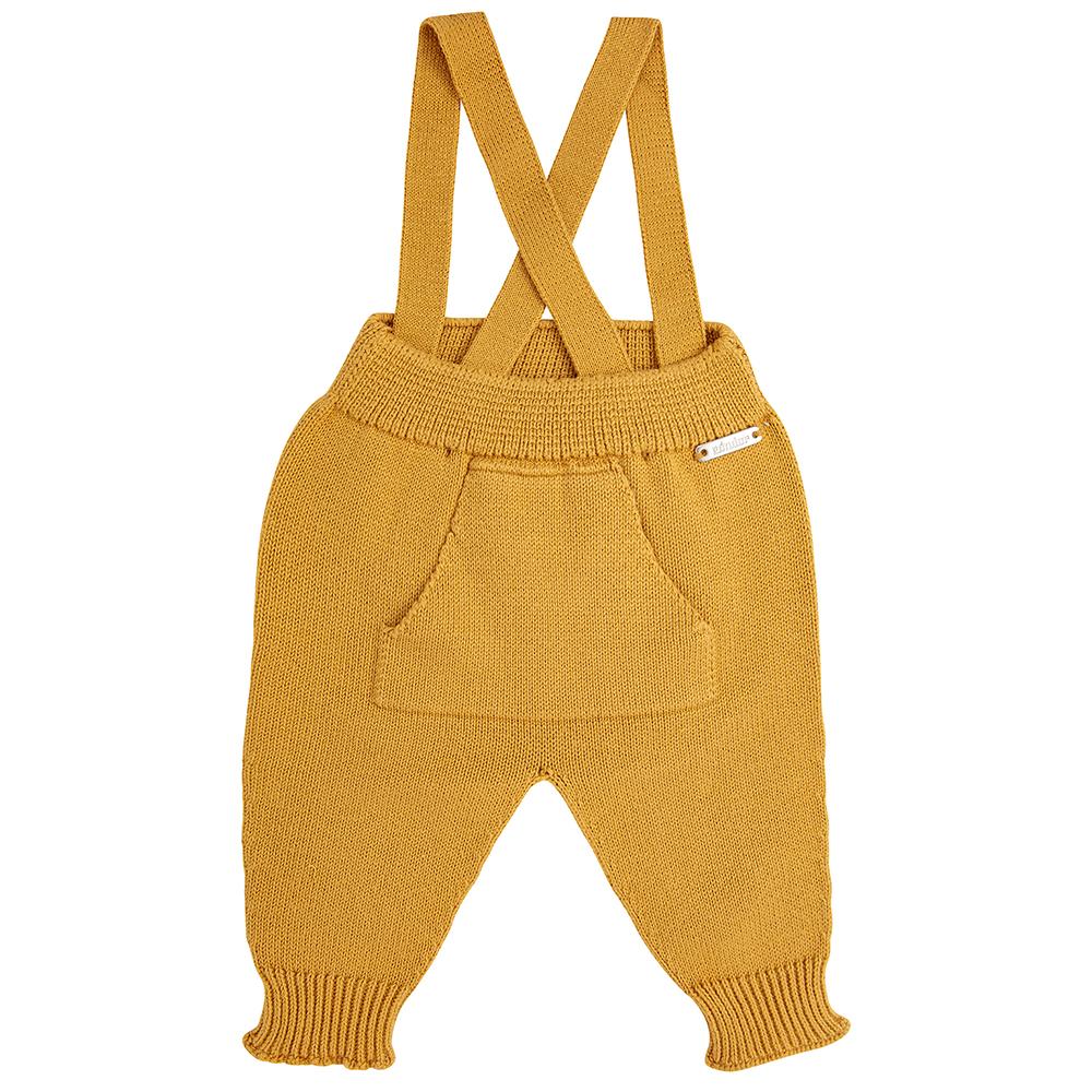 Condor Mustard Knitted Trousers with Braces | Millie and John