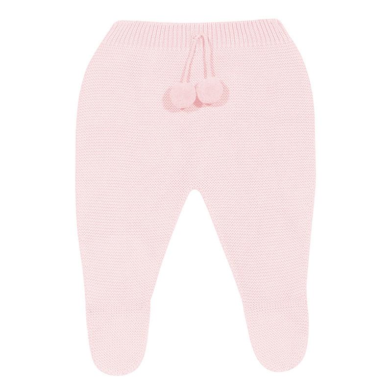 Condor Pink Knitted Pom Pom Leggings | Millie and John
