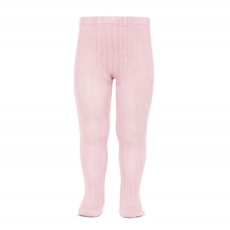 Condor Pink Ribbed Tights | Millie and John