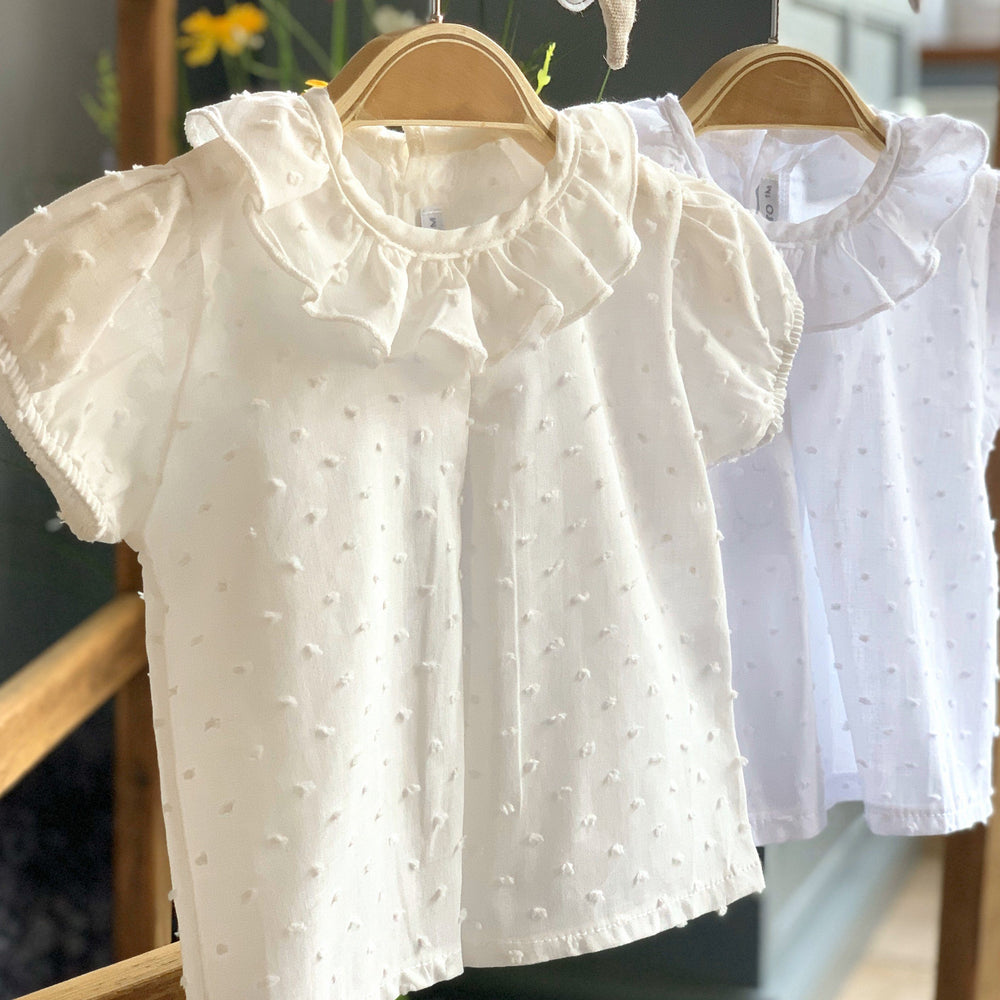 Calamaro Plumeti Dot Top | Millie and John