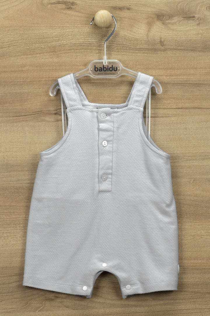Babidu "River" Waffle Fabric Dungarees | Millie and John