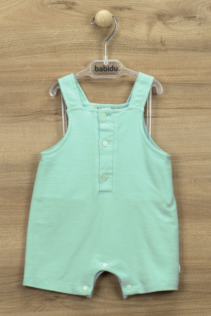 Babidu "River" Waffle Fabric Dungarees | Millie and John
