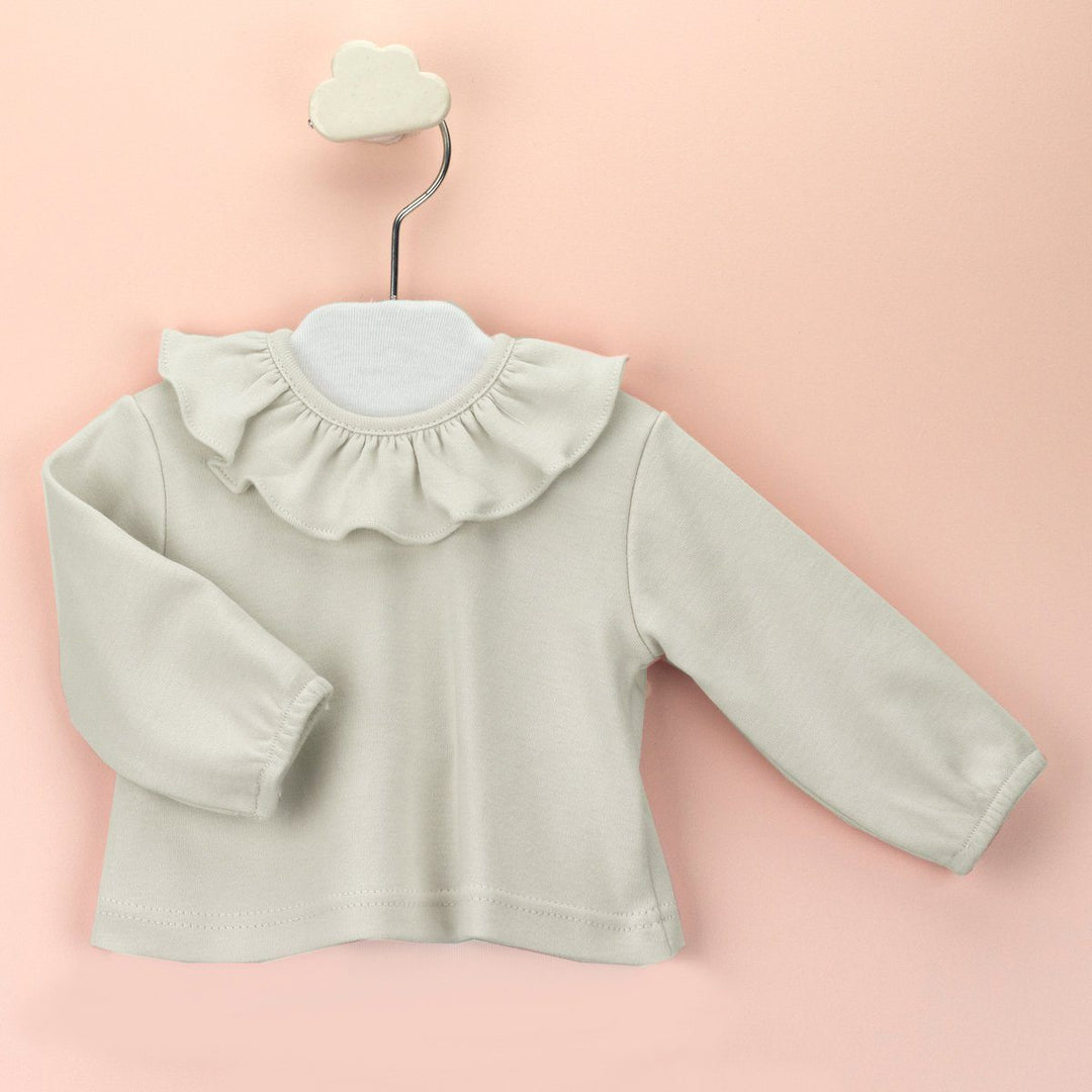 Babidu Ruffle Collar Top | Millie and John