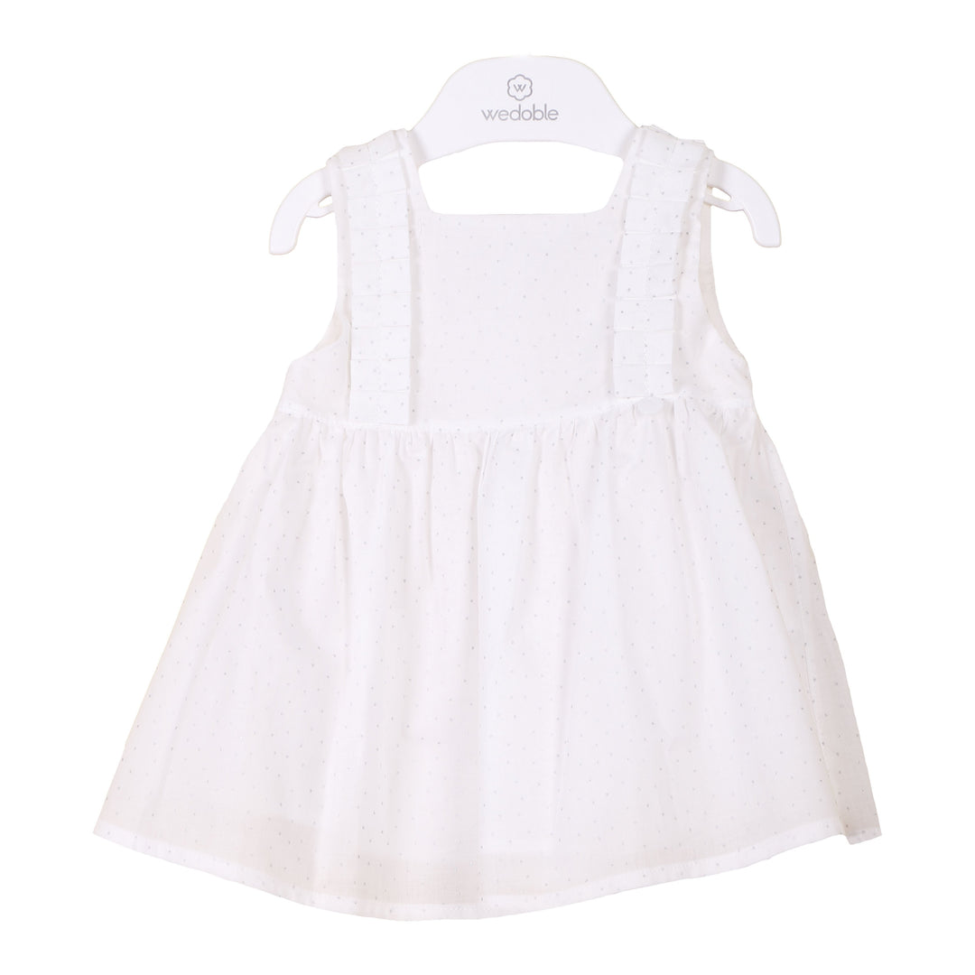 Wedoble Silver Glitter Polka Dot Dress | Millie and John