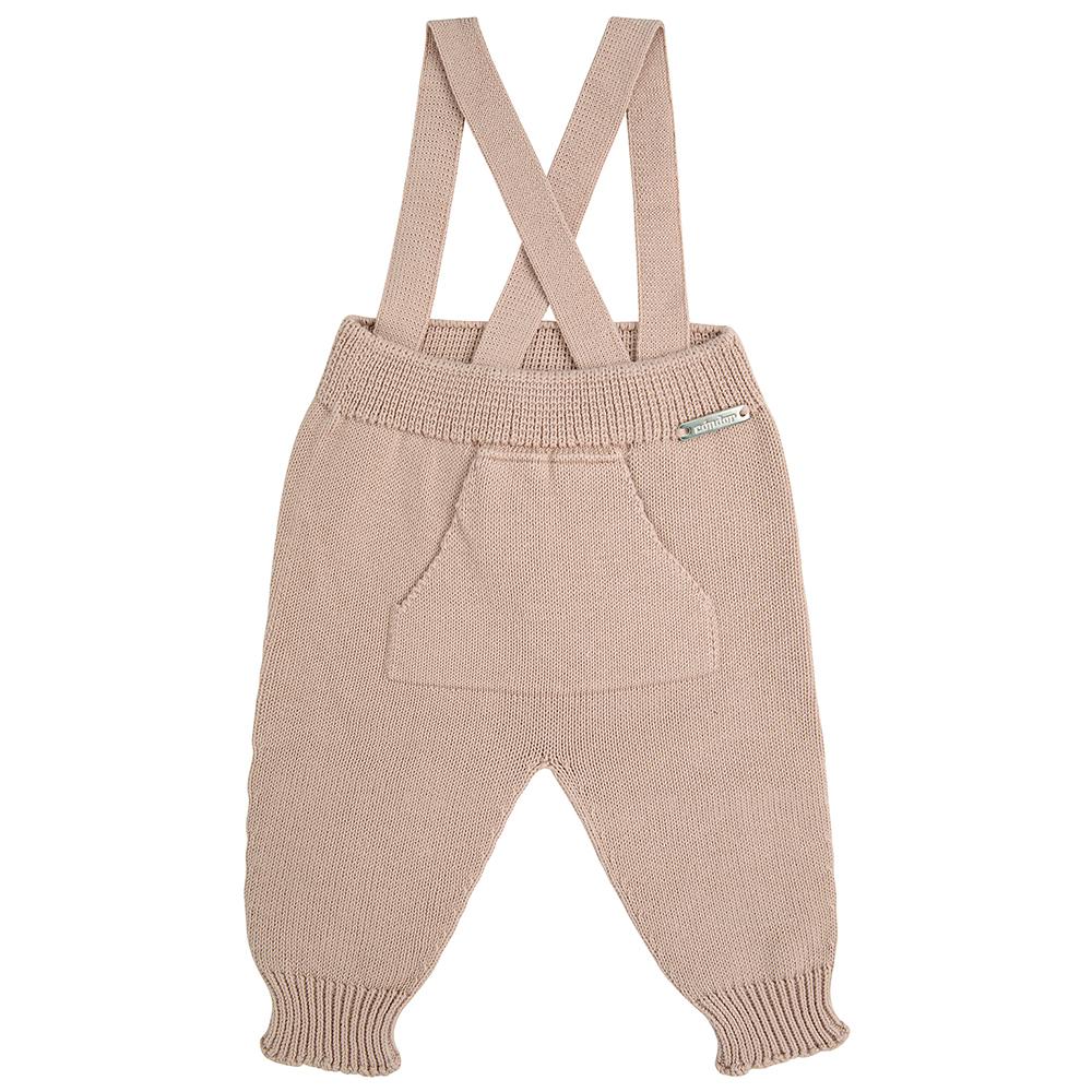 Condor Stone Knitted Trousers with Braces | Millie and John